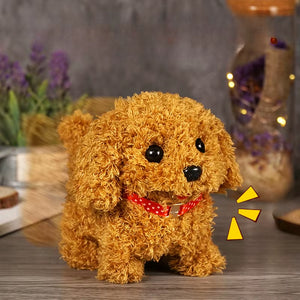 Automatic Moving Plush Dog Toy - Vibrating Action