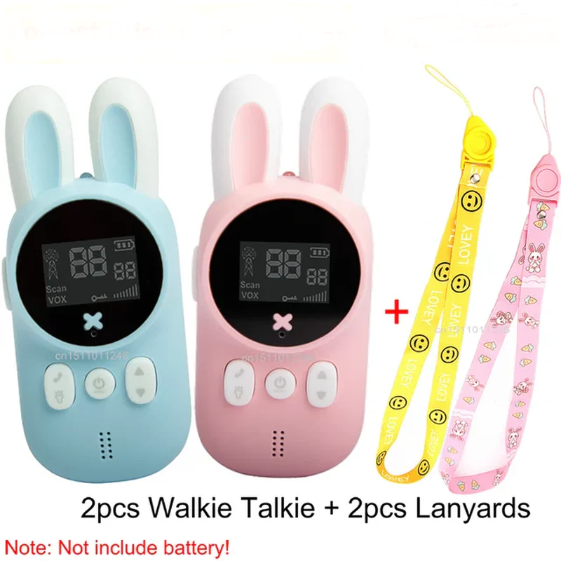 Children's Walkie Talkie Set - 2 Pack Radio Receiver for Kids, Ideal Birthday Gift for Boys and Girls