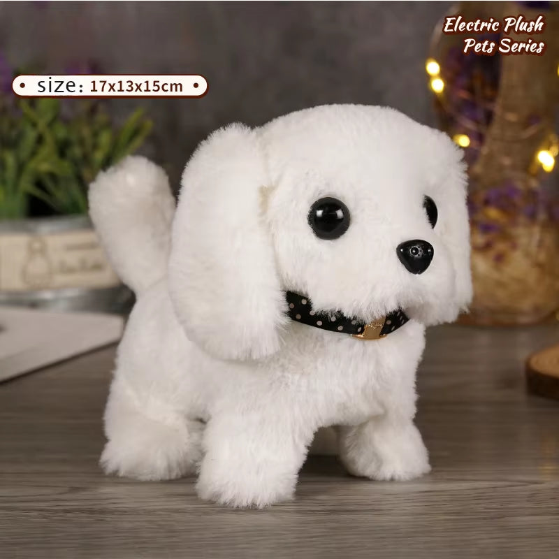 Automatic Moving Plush Dog Toy - Vibrating Action