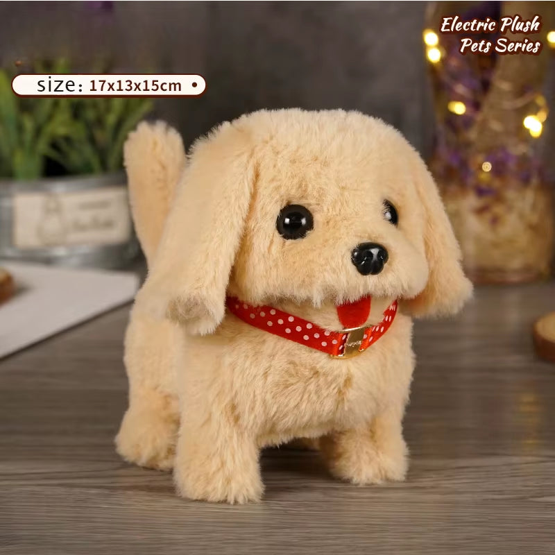 Automatic Moving Plush Dog Toy - Vibrating Action