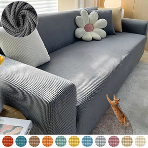 Elastic Stretch Sofa Cover for L-Shaped Sofas