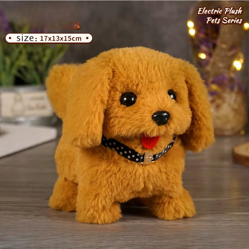 Automatic Moving Plush Dog Toy - Vibrating Action