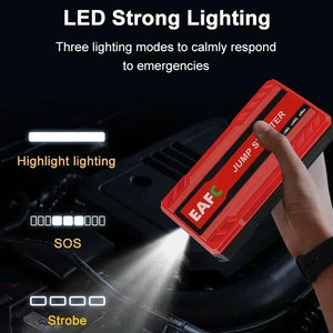 12V Portable Car Jump Starter and Emergency Battery Booster Power Bank