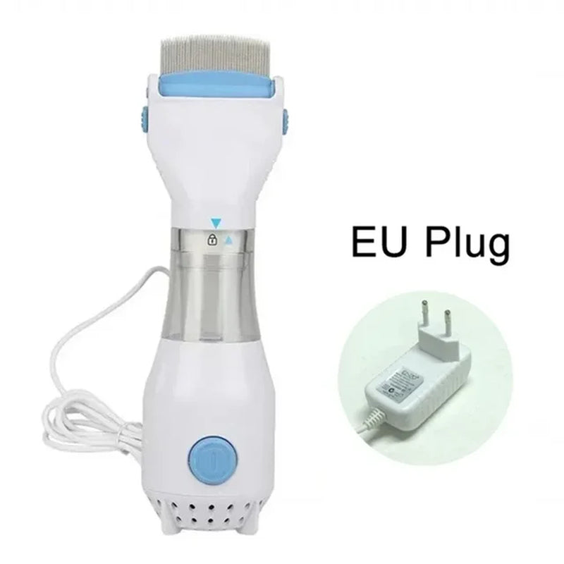 Professional title: "Electric 3-in-1 Cat Brush with Anti-Lice Comb for Flea Removal and Hair Cleaning - Dog Accessories Included"