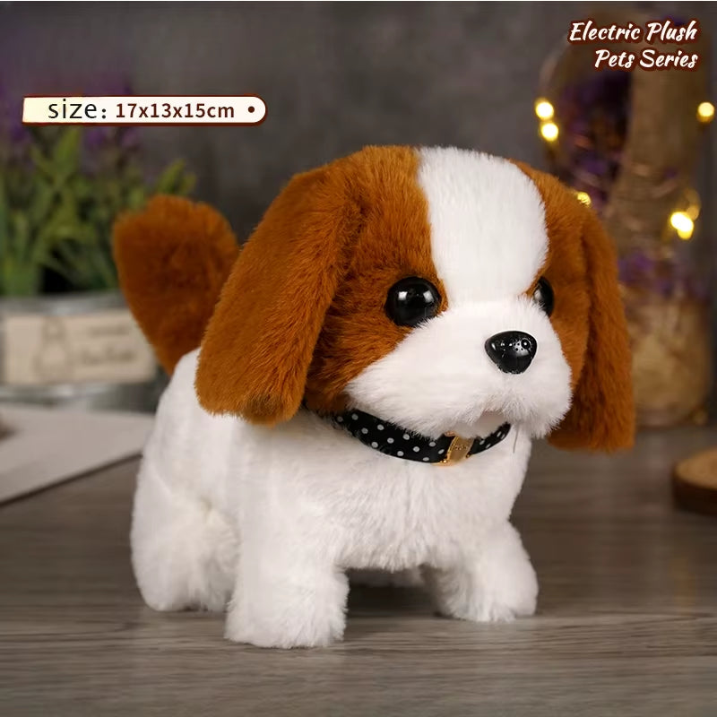 Automatic Moving Plush Dog Toy - Vibrating Action