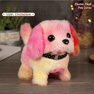 Automatic Moving Plush Dog Toy - Vibrating Action