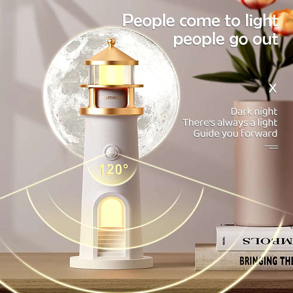 Lighthouse Moon Projection Light with Bluetooth Music