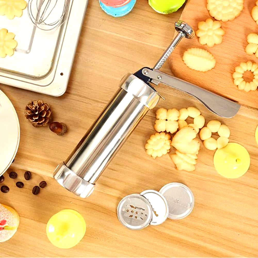 Christmas Cookie Press & Icing Set