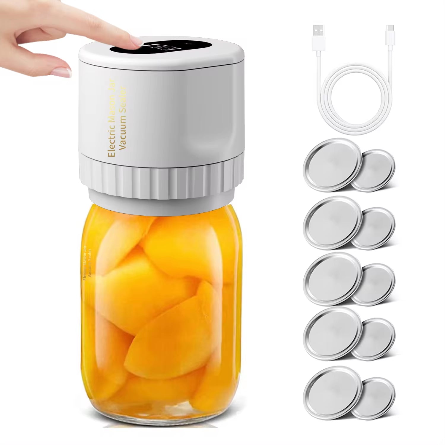 Cordless Mason Jar Vacuum Sealer Kit