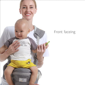 Ergonomic Baby Carrier with Hip Seat Front-Facing Design 