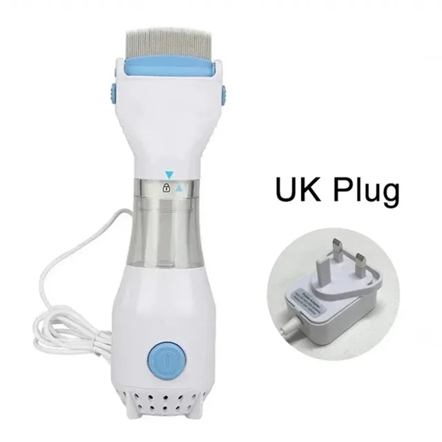 Professional title: "Electric 3-in-1 Cat Brush with Anti-Lice Comb for Flea Removal and Hair Cleaning - Dog Accessories Included"