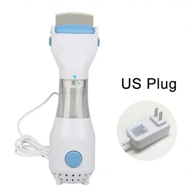 Professional title: "Electric 3-in-1 Cat Brush with Anti-Lice Comb for Flea Removal and Hair Cleaning - Dog Accessories Included"