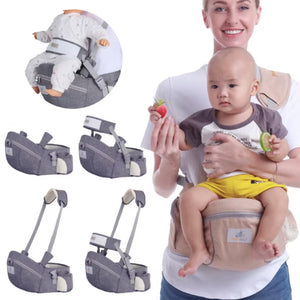 Ergonomic Baby Carrier with Hip Seat Front-Facing Design 