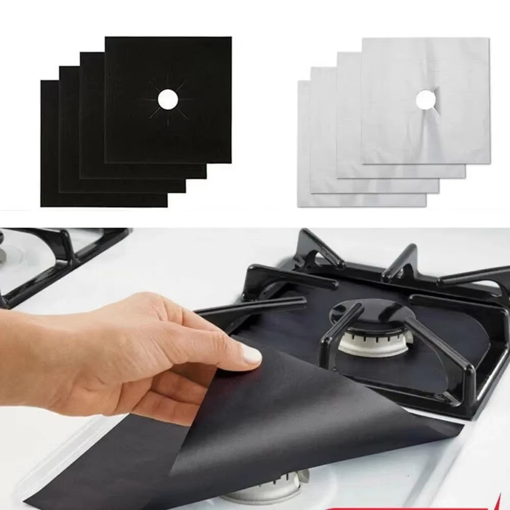 Reusable Gas Stove Protector Set - 12 Pieces