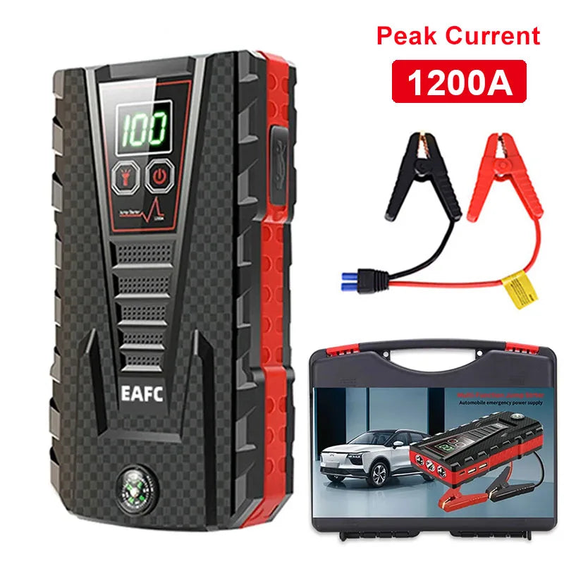 12V Portable Car Jump Starter and Emergency Battery Booster Power Bank