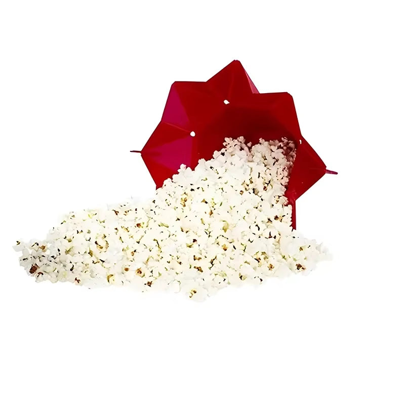 Foldable Silicone Popcorn Bowl for Microwave