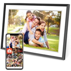 10.1 Inch Wifi Digital Picture Frame with 1280 * 800 IPS HD Display, Cloud Connectivity, 32Gb Storage, Wall Mountable, Auto-Rotation