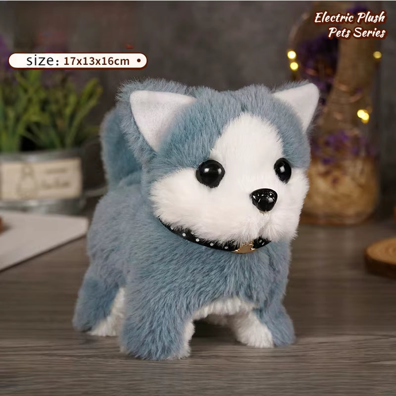 Automatic Moving Plush Dog Toy - Vibrating Action