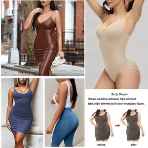 Open Crotch Shapewear Bodysuit for Women