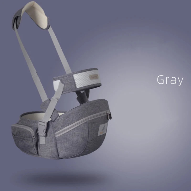 Ergonomic Baby Carrier with Hip Seat Front-Facing Design 